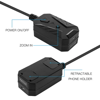O mais novo de 2.0 MP com Foco Automático de wi-Fi Endoscópio Câmara IP67 1944P HD Câmara de Inspecção Com 3X de Zoom Para iPhone Android, IOS Endoscópio