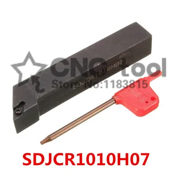 SDJCR1010H07/ SDJCL1010H07 10mm de Metal Torno Ferramentas de Corte para Torno mecânico CNC, Ferramentas de Torneamento Torneamento Externo porta-ferramentas SDJCR/L