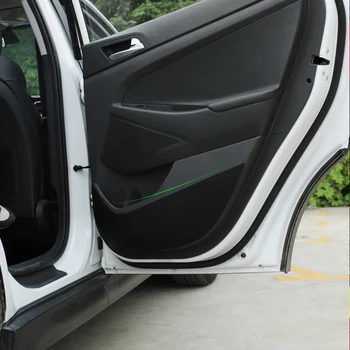 Para Hyundai Tucson De 2018 porta do Carro anti-derrapante filme Tucson interior modificação anti-kick pad anti-risco película protetora