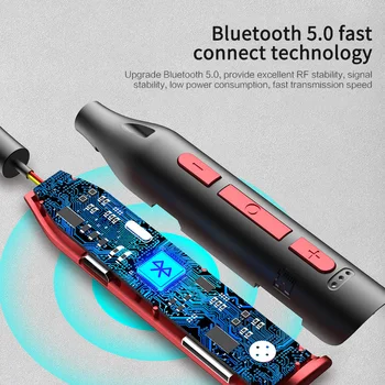 Bluetooth 5.0 Decote sem Fio Estéreo de Fones de ouvido de Baixo Esportes Magnético Fones de ouvido de Esportes Execução IPX5 Impermeável Runing Fone de ouvido