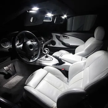 15pcs Branco Canbus Livre de Erro de LED da Placa de Licença Lâmpada Interior Mapa Cúpula Lâmpadas Kit Para 2005-2011 Porsche 911 997