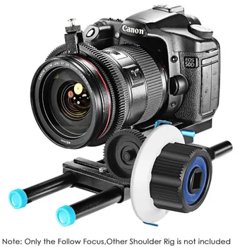 Neewer Siga o Foco com a Engrenagem de Anel Correia para Canon/Nikon/Sony/Outros DSLR Câmera de Vídeo DV se Encaixa Haste de 15mm Sistema de Tomada de Filme