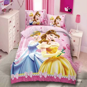 Dos desenhos animados de Disney Princesa sofia Crianças Meninas Conjunto de Cama de Capa de Edredão lençóis, fronhas Twin Single 2/3/4 Peças para 1,2 m de Cama