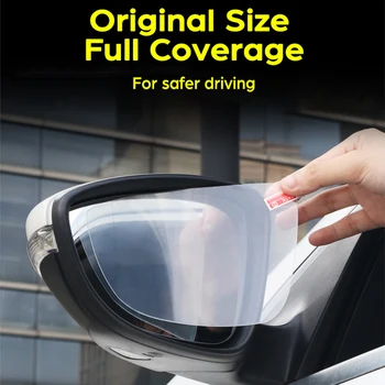 Para Nissan Sentra B17 2013 2016 2017 2018 Total de Capa Espelho Retrovisor Filme Anti-Nevoeiro Auto Espelho Adesivo de Carro Acessórios