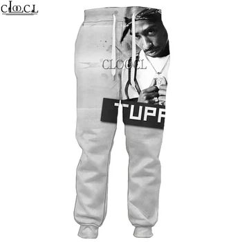 HX mais Recente Hip-Hop, o Rapper Amaru Shakur 2pac Tupac Calças Homens Mulheres Impressão 3D de Moda Casual calças de Moletom Harajuku Calças de Jogging