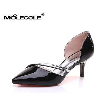MOOLECOLE Presente de Aniversário Sexy Bombas de Senhoras Mulheres mais Recente Sandálias de Mulher-Dama do Vestido de Sapatos de Salto de 6,8 CM Tamanho EUR35-39 Modelo 70116