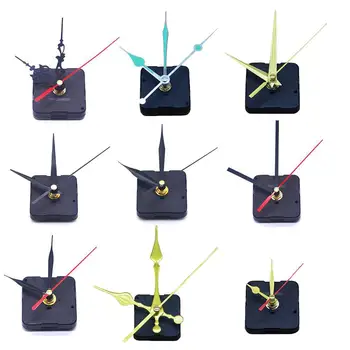 16 Tipos de Relógio de Quartzo Movimento de Mecanismo com ponteiros do Relógio Agulhas para o Relógio de Parede de Reparação de Peças de Reposição de Kits DIY