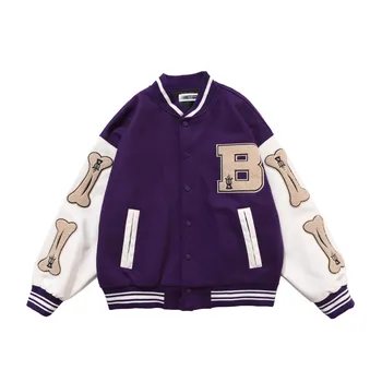 Ybaby Hip hop cor tendência jaqueta de correspondência roupas masculinas Harajuku Rua jaqueta de piloto de homens de Jaqueta de Beisebol mens vestuário