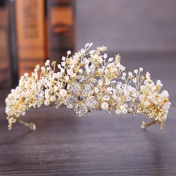 Cor Prata Flor De Cristal Coroa Para Noiva Luxo Barca Coroa De Noiva E Acessórios Para O Cabelo Da Noiva Tiara De Casamento Cabeça Cocar