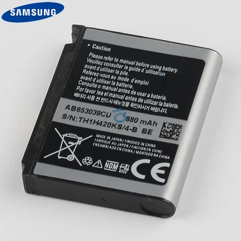 Original Samsung Bateria AB653039CE AB653039CU AB653039CC AB653039CA Para Samsung S7330 F609 E958 U900 U800E 880 mah