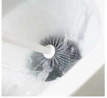 Xiaomi YIJIE Escova de vaso Sanitário Conjunto de TPR Higiênico Escova de Limpeza de Chão Suporte de Escova do Toalete casa de Banho material de Limpeza Domésticos
