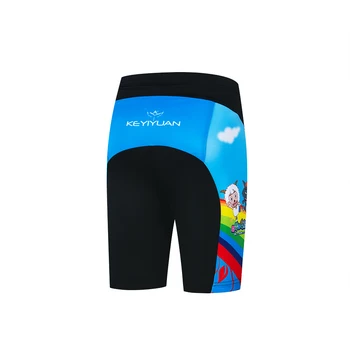 2019 Keyiyuan verão de novo para crianças, ao ar livre cavalgando equipamento de secagem rápida e respirável arco-íris azul de mangas curtas terno