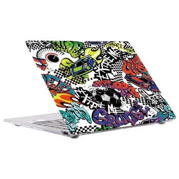 Para Huawei MateBook D14 D15/MateBook 13 14 /MateBook X Pro 13.9 2019 arte do Grafite Laptop Shell Anti-risco capa