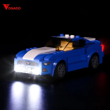 Conjunto de Luz de LED Para LEGO 76871 Velocidade Campeões Ford Mustang (apenas kit de luz incluídos)