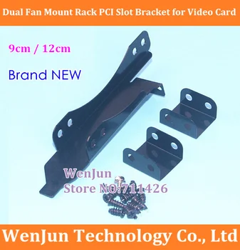 Melhor preço 90mm / 120 mm e duas ventoinhas de Montagem em Rack Slot PCI Suporte para Placa de Vídeo DIY Apoio 9cm / Ventoinha de 12cm com Frete Grátis