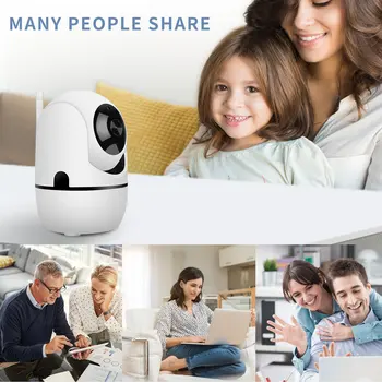Câmera Ip Smart wi-Fi HD 1080P Cloud monitor sem Fio do bebê câmera Inteligente de Rastreamento Automático de Humanos do Surveillance da Segurança Home