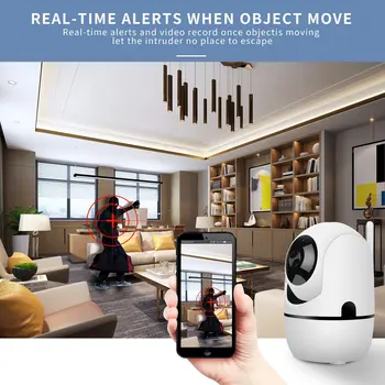 Câmera Ip Smart wi-Fi HD 1080P Cloud monitor sem Fio do bebê câmera Inteligente de Rastreamento Automático de Humanos do Surveillance da Segurança Home