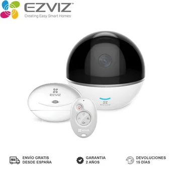 EZVIZ C6T RF Edição, Wifi, segurança e vigilância ip câmera, C6T Câmera + controle remoto + portas e janelas sensor