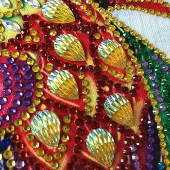 Pavão 5D DIY Especial de Diamante Pintura, Bordado Broca Mosaico de obra de Bordador Cruz, Artesanato em Ponto de Kit de Decoração de Casa de Dec-26A
