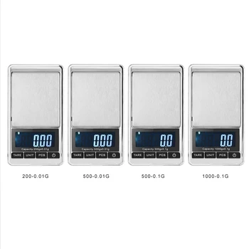 Novo Mini Portátil do Bolso Eletrônico de Digitas Escala da Jóia com Mostrador Digital