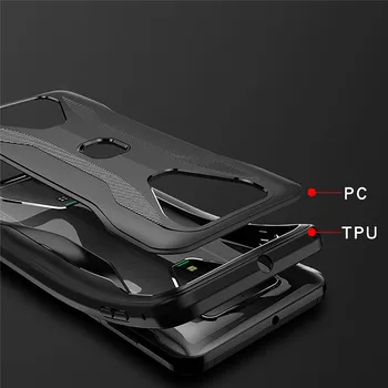 Caso de Telefone de protecção para Xiaomi Tubarão Preto 3/ 3 Pro Acessórios Dissipação de Calor Tampa Traseira Suporte a Gamepad Escudo do Telefone de Tampa