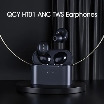 QCY HT01 sem Fio Bluetooth 5.0 Fones de ouvido ANC Cancelamento de Ruído Mini Fones de ouvido