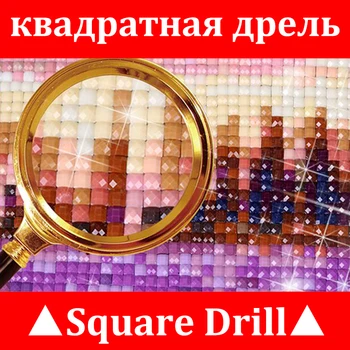 Artesanato Gato Reflexão Tigre 5D Diy Diamante Pintura, Ponto Cruz Animal bordado de Diamante Mosaico Europeu de Decoração de Casa de XU