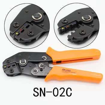 Ferramenta de crimpagem terminal grampeadora alicate pince um sertir virola fio de cravação de mão ferramenta Multi SN-02C