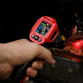 Habotest HT650 Termômetro Infravermelho Digital LCD Laser Medidor da Umidade da Temperatura NCV houver pirômetro Gerador de imagens Higrômetro INFRAVERMELHO termometro
