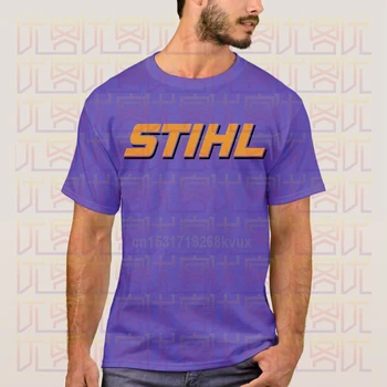 O mais novo 2020 Verão Stihl Logotipo Algodão Crewneck Homens Populares T-Shirt Presente Homme Tops Tees S-4XL