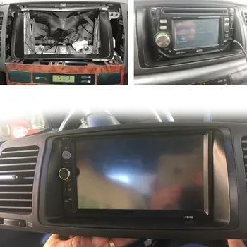 Aplicável Para o Toyota Corolla, de 2001 a 2006 de conversão de áudio caixa de navegação de DVD modificado superfície do painel moldura painel estéreo