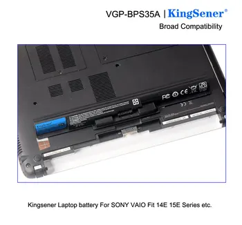 KingSener VGP-BPS35A VGP-BPS35 da Bateria do Portátil Para SONY VAIO Ajuste 14E VAIO Ajuste 15E Série SVF142C29M SVF152A29M SVF152A27T 4Cells