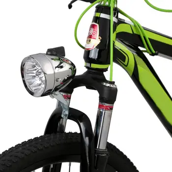 Weimostar Impermeável de LED 7 Escudo do Metal de Bicicleta Luz de Cabeça Retrô Vintage MTB Bike Frente do Farol de Bicicleta Luz Frontal Acessórios