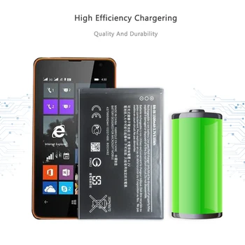 Bateria do Telefone móvel Para o Microsoft Nokia Lumia 430 Lumia430 Substituição da Bateria BN 06 BN-06 1500mAh