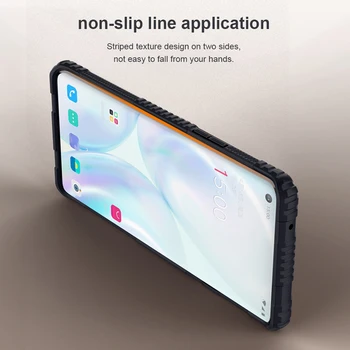Para OnePlus 8 Pro Caso de TPU Proteção Shell Elástico Anti-queda Disspating Calor Tampa Traseira Para Um Mais 8 Pro чехол Nillkin