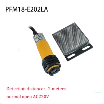 PFM18-E202LA Fotoelétrico do Espelho do interruptor de reflexão Feedback reflexão interruptor Indutivo normal abrir AC220V 2M