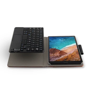 Caso Xiaomi MiPad 4 MiPad4 Plus teclado sem Fio Bluetooth Tampa de Protecção capa de Couro PU de Mi Pad 4 Plus 4plus 10.1 caso de Tablet