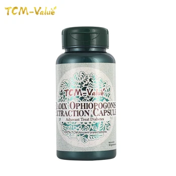 TCM-Valor Base Ophiopogonis Extração de Cápsula, Adjuvante Tratar a Diabetes, a Cura de Glicose e lipídios transtornos, boca Seca, 50pcs