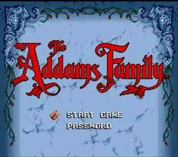 A Família Addams 16 bits MD Cartão de Jogo Para o Sega Mega Drive Para Gênesis