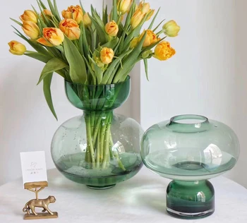 De alta Qualidade Criativa Vaso de Vidro Doméstico Artesanato Nórdicos Decoração Simples Vaso de Flores em Casa, Acessórios de Decoração de Quarto LD439