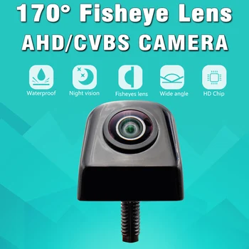 Smartour HD 1280*1080P Visão Noturna Inversa de Cópia de segurança do Veículo Lente olho de peixe de Visão Traseira CCD/AHD Câmera para Android DVD,Monitor AHD