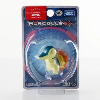 A Takara Tomy Pokemon Moncolle-EX Sol e da Lua 4cm Mini Coleção de Brinquedos Figura Cyndaquil Novo na Caixa 975793