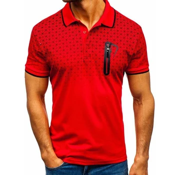 Homens de Camisa de Polo do Verão Top Roupa masculina de Manga Curta Topo Camisas Casuais para homens Streetwear camisas camisas para hombre #w