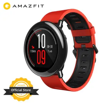 NOVO Amazfit Ritmo Smartwatch Amazfit Smart Watch Música de Bluetooth GPS Informações de Empurrar a freqüência Cardíaca Para telefone Android redmi 7 IOS