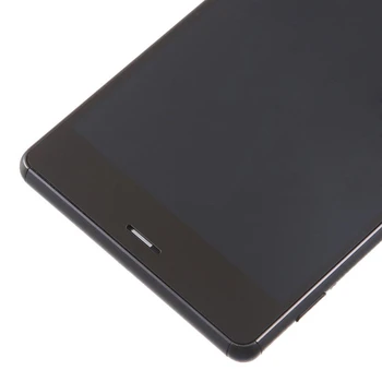 Display LCD + Touch Painel com Moldura para Sony Xperia Z3 (Versão Dual SIM) / D6633 / L55U (Preto)