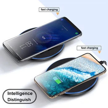 FDGAO 30W Rápido de Qi Carregador sem Fio Para iPhone 11 Pro XS Max XR X 8 Plus USB-C Almofada de Carregamento para Samsung S9 S10 S20 Nota 20 10 9