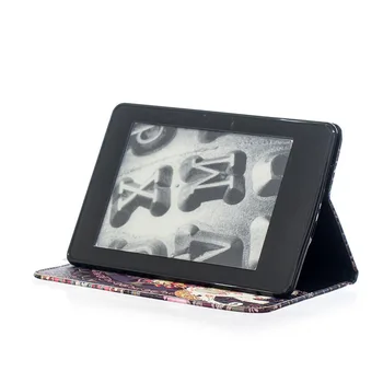 Smart Case para o Amazon Kindle Paperwhite 1 2 3 Coque 6 polegadas Ereader Ebook Ultra Slim eReader PU Carteira de Couro Flip Cover