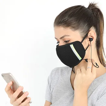Reutilizáveis Exterior Inteligente Máscara de Cara Com Fones de ouvido Bluetooth Máscara Mascarilla Blotoo Fone de ouvido Fones de ouvido Fone de ouvido com Micphone