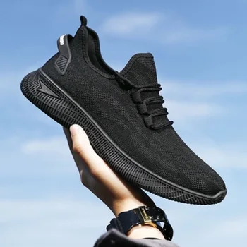 Execução respirável casuais sapatos de malha 2020 novos sapatos de homem de esportes homens de verão, sapatos da moda