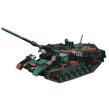 Novo Xingbao Armas Militares Tijolos da Série T92 Tanque Leopard-2A6 Challenger 2 Type99 Tanque Principal de Batalha Conjunto de Blocos de Construção Presentes